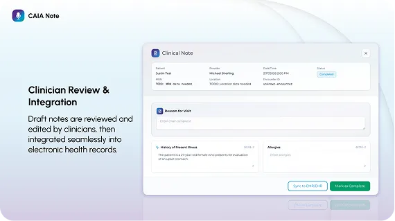 caia-note-clinician-review-slide